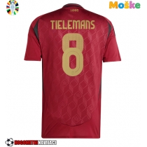 Moške Nogometnih dresov Belgija Youri Tielemans #8 Domači EP 2024 Kratki rokavi